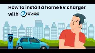 How to install a home EV Charger  Home electric car charging station [upl. by Innoj]