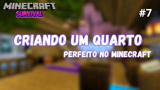 Meu Quarto no Minecraft Ideias Criativas e Estilos Únicos Parte 1 minecraft [upl. by Eldoree]