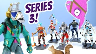 Fortnite Toys Series 3 Action Figures Jazwares with DJ Yonder Verge AIM amp More [upl. by Dorette]