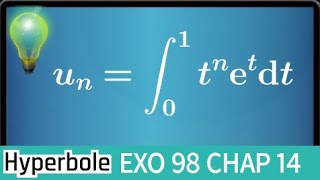 suite définie par une intégrale Un ∫tnet dt Variation convergence calculatrice  Bac Terminale S [upl. by Reimer]