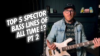 Top 5 Spector Bass Lines of All Time PT2 According to Ian Allison [upl. by Adamson]