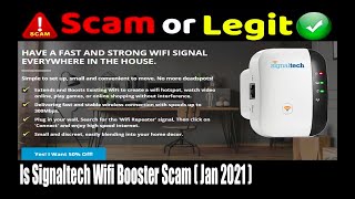 Is Signaltech Wifi Booster Scam January 2021 Real Product Review  Take a Look Here [upl. by Akenal977]