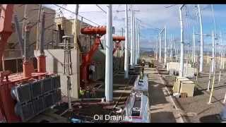 Large Transformer Removal Project HVDC Station Upgrade [upl. by Anytsirk749]