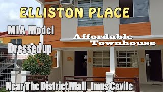 MIA Townhouse Dressedup Elliston Place Gen Trias Cavite near Imus CaviteHousetourEDzTV72 [upl. by Yl955]