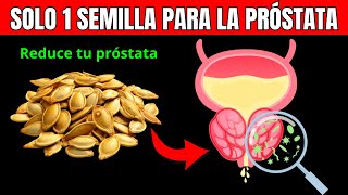 ¡Solo 1 Semilla para REDUCIR una Próstata Agrandada [upl. by Anyal940]