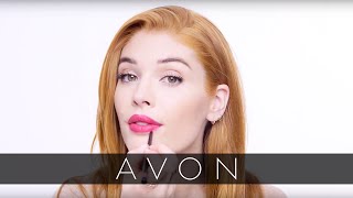 How to Apply Perfectly Matte Lipstick  Avon [upl. by Nayllij96]