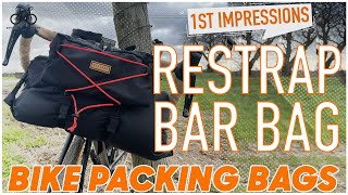 RESTRAP HANDLEBAR BAG  Bikepacking Bag 1st Impressions [upl. by Gambrill]