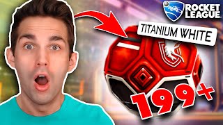 OPENING 199 PAINTED DROPS IN ROCKET LEAGUE LUCKY Fan Drop Opening RL [upl. by Klement]