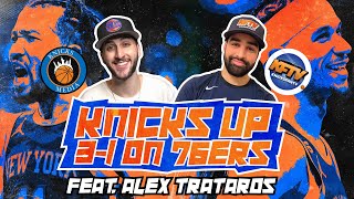 Knicks Up 31 on 76ers in Round 1 of NBA Playoffs  Ft KnicksFanTV [upl. by Myk]