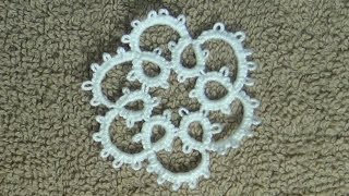 Tutorial How To Do Needle Tatting a Chain DIY  Video 2 [upl. by Estella]