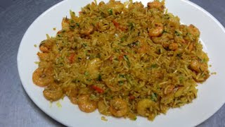 how to make Prawn Biryani Indian Cooking Indian Restaurant Cooking [upl. by Trofmoc230]