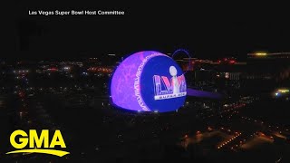 Las Vegas gears up for Super Bowl LVIII [upl. by Sanderson]