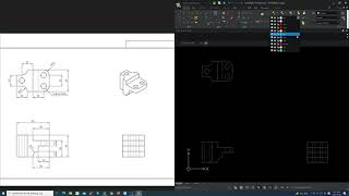 DraftSight  基礎 I006  等角図 SNAP Sheet VIEWPORT DIMENSION 等角楕円 [upl. by Ahteral552]