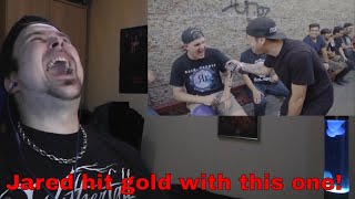 Metal screaming doesnt take talent by Jared Dines REACTION I tried as well [upl. by Ilamad]