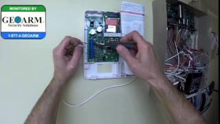 Honeywell Vista 20P  How to Wire the GSMV4G to the Wired Security System [upl. by Janos]