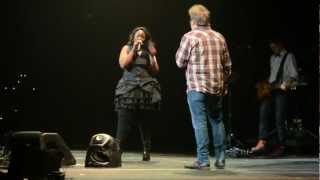 Wally Raps with Mandisa on the Hits Deep Tour [upl. by Ylrae856]