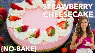 Easy NoBake Strawberry Cheesecake Dessert [upl. by Lem]