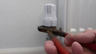 How to remove and replace thermostatic radiator valve heads [upl. by Argent]