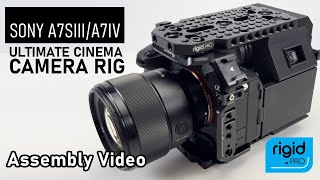 Assembly RigidPRO Sony A7SIIIA7IV V2 CineRig Camera Base [upl. by Risan]