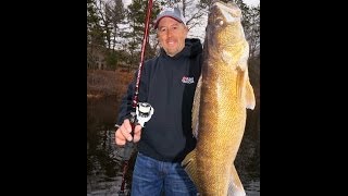 Big Walleyes Peshtigo River April 2014 [upl. by Seligmann319]