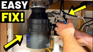 GARBAGE DISPOSAL NOT WORKING Try These Easy Fixes 3 Sink Disposal RepairsMore Tips  Tricks [upl. by Beaulieu699]