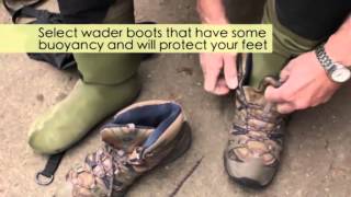 Wader Safety Training for Anglers [upl. by Nyliuqcaj]