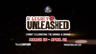 A Legacy Unleashed Exhibit celebrates history of Cleveland Browns [upl. by Davis661]