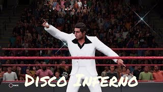 Disco Inferno Entrance  CUSTOM ENTRANCE WWE 2K18 [upl. by Treblah]