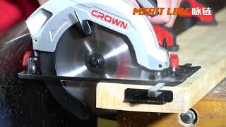 CROWN Professional Circular Saw 2000W 235mm 4590° 6085mm CT15210235 tools [upl. by Metzger]