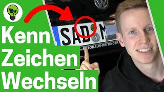 Kennzeichen Wechseln ✅ TOP ANLEITUNG Auto Nummernschild Abmachen amp KFZ Autokennzeichen Abmontieren [upl. by Napra663]