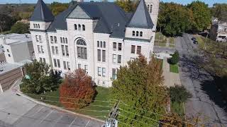 Atchison Kansas  Drone Short cruise around town [upl. by Timoteo93]