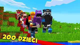 ZMUSIŁEM 200 DZIECI by BIEGŁY CIĄGLE PRZED SIEBIE  minecraft [upl. by Rafaelof946]