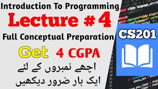 CS201 Lecture 4  CS201 Short Lectures  Introduction To Programming cs201 cs201p midtermexams [upl. by Drannel]