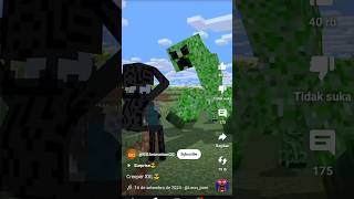 Creeper become Big size minecraft [upl. by Adnaval982]