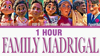 1 HOUR Family Madrigal From Encanto colorcoded lyrics [upl. by Aynotel]