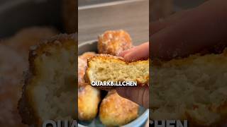 Quarkbällchen  schnell saftig amp super lecker🙌✅ shorts diy lifehack rezept airfryer food [upl. by Anotal522]