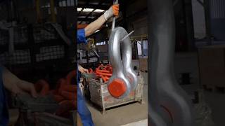 Giant Bow Shackle Forging Proces shorts forging factory trending [upl. by Lesig]