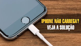 IPHONE NÃO CARREGA  VEJA A SOLUÇÃO [upl. by Yrehcaz]