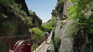 Cahorros De Monachil Hike  Near Granada Spain [upl. by Ahsekim570]