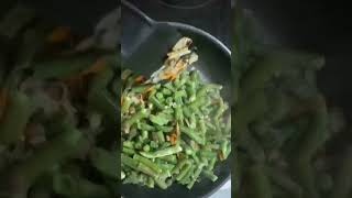 Green peas with mushroomCooking at home food cooking recipe [upl. by Pauletta]