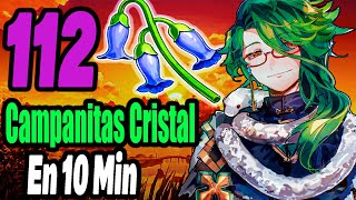 🥀Ruta Farmeo Campanitas Cristal  Genshin Impact [upl. by Frerichs788]