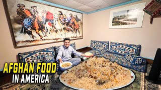 The Best AFGHAN FOOD in the USA 🇺🇸 🍱🥘 [upl. by Ahsinut]