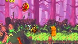 Lets Play DKC2 GBA Part 28  Mudhole Marsh [upl. by Eltotsira]