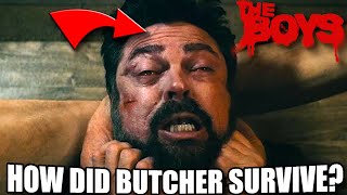 HOW DID BUTCHER SURVIVE  THE BOYS SEASON 4X4 [upl. by Kentigera]