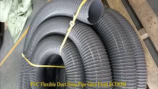 What is PVC Flexible Duct Hose Pipe Grey ？ [upl. by Poppas]