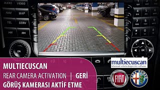 REAR CAMERA ACTIVATION WITH MULTIECUSCAN [upl. by Strander91]