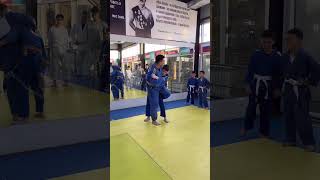 Judo combination OsotoGari  HaraiGoshi Школа по дзюдо в Астане ORTUSKZ тренер Пак Сергей [upl. by Ahsaela]