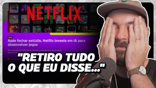 🎨 A NETFLIX QUER DESBLOQUEAR A INDUSTRIA DE JOGOS COM O SEU SAPATÊNIS [upl. by Assirahc]