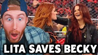 Lita Saves Becky Lynch On WWE RAW [upl. by Gader]