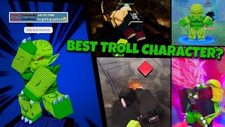 BEST Troll Character Saibaman Experience  Anime Showdown [upl. by Jyoti]